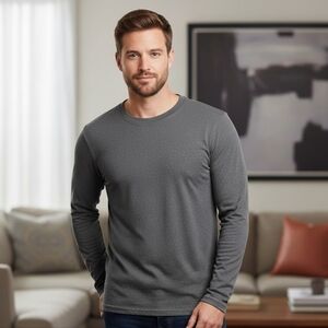 Club Room Mens Chatham Long Sleeves Crewneck Pajama Top